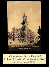 Vintage Cuban Tobacco Card - Centro Asturiano Havana- Henry Clay & Bock c. 1927- picture