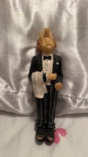 Vintage Waiter Figurine with Towel picture