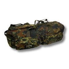 Tactical Military Duffel Bag Flecktarn Camo — Cordura 500D Gear Transport Bag picture