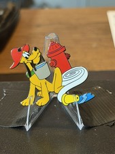 Vintage 2004 Hong Kong Disney Pluto FF Pin Enamel Fire Hydrant & Hose LE /700 picture