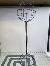 Vintage Wire Hat Stand Millinery Display Wig Stand Metal Display Form 22” Tall picture