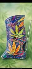 Toker Poker Lighter Sleeve Smoking Tool Bic - 420 Leaf picture