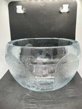 Holmegaard Michael Bang Rough Wave Pattern Bowl Glastronomi Line 1975 picture