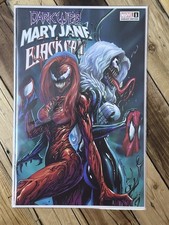 Dark Web MARY JANE & BLACK CAT #1 TYLER KIRKHAM Venomized Trade Dress Variant picture