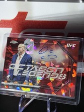 Dana White — OLA-DW — Topps Chrome UFC Sapphire 2026 — Red Sapphire 1/5 picture