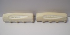 Vintage 1963 SCHWINN Approved Logo ORIGINAL STINGRAY White Bike HANDGRIPS Decent picture