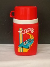 Vintage 1972 Hot Wheels Redline Plastic Thermos Mattel Car Track Drag Racing picture