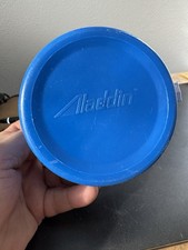 Vintage Alladin Blue Thermos Lid Large Thermos  picture