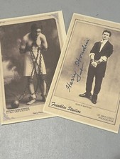 Harry Houdini Reprint Cabinet Cards, Set of two, You Get Both picture