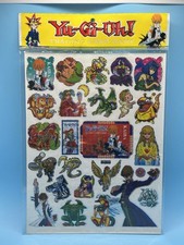 Vintage Sealed Yu-Gi-Oh Trading Card Game Sticker Sheet Anime TCG Stickers picture