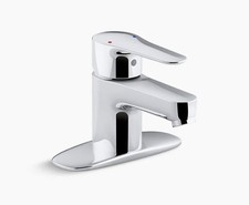 New Brushed Chrome July Single Handle Centerset Bathroom Sink Faucet by KOHLER picture