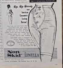 1963 Women's Lewella Non-skid Girdle Hip Hip Hooray Vintage Fashion art Ad  picture