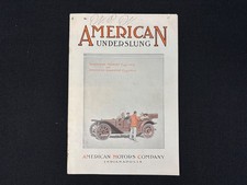 Antique 1913 American Underslung Tourist & Roadster Brochure American Motors Co. picture