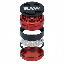 RAW Buddy Mill V2 Grinder 60mm 3 Grinding Plates Fine Medium Coarse Authentic picture