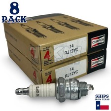 Champion Copper Plus 14 Spark Plug RJ12YC - 8 Pack picture