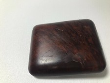 Vintage California Polished Redwood Burl Belt Buckle picture