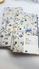 2 Scalamandre fabric- HAMEAU- Lampas  -V 23”x H 24“- Color Cobalt Multi picture