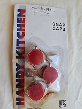 Chuppa Handy Kitchen Vintage Beverage Snap Caps Set Of 3  picture