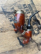 ANTIQUE BRUYERE GARANTIE LONG STEM SMOKING PIPE CZECHOSLOVAK picture
