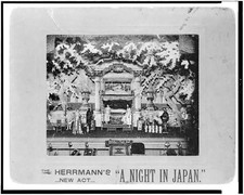 Photo:Leon Adelaide Herrmann Night in Japan Magic Act Stage 1920s Costume picture