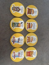 Vintage 1981 McDonald's Pinback Buttons Pins Quarter Pounder & 7 more picture