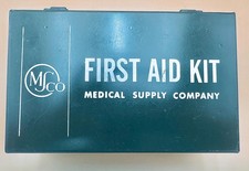 WWII Authentic First Aid Kit - Vintage, Rare, Unopened, Factory-Sealed picture