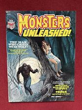 Monsters Unleashed #1 1973 [Rare VF] 1st Soloman Kane Werewolf Vampires Risque' picture