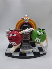 M&M MMs Red Green Jukebox Basketball Player Candy Dispenser Near Mint Working picture