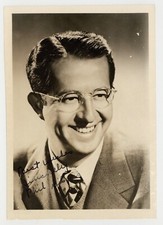 Phil Silvers 1941 Hand Signed 5x7 Sgt Bilko Beverly Hillbillies Young Portrait picture