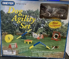 Breyer Horse Dog Agility Set #1504 Used 8 Obstacles SHELTIE dog Show Competition picture