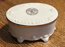 Vintage Radford College Virginia Footed Porcelain Trinket Box picture