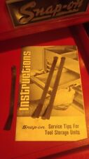 Snap-On Drawer Slide Removal Tools (sold in pairs) with instructions picture