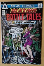 Blazing Battle Tales #1 F (6.0) Intro Sgt. Hawk & The Sky Demon Atlas Com 7/75 picture