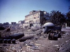 Operation Shingle Anzio Italy April 15 1944 reinforced concrete pi- Old Photo picture