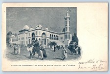 Algeria Postcard Paris Universal Exhibition Official Palace c1905 Antique picture