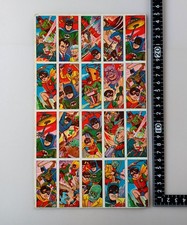 Batman Vintage Rare Menko Uncut sheet 5 x 4 Japanese Tracking picture
