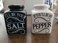 Salt N Pepper Shakers Kingsbridge International-I'll Be Your Salt, If You'll.... picture