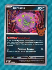 Pokémon TCG Spiritomb 087/132 Mega Evolutions Play Halloween Stamped Promo Mast picture