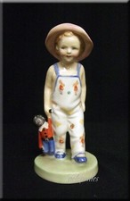 ROYAL DOULTON Boy in Animal Print Overalls - Retired 1959 - Child Classics picture