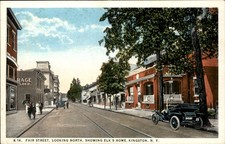 Kingston New York NY Fair Street c1920 Vintage Postcard picture