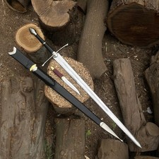 Handmade Strider Ranger Medieval Longsword Replica, Fantasy Sword with Plaque picture