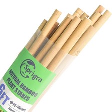 20pcs Bamboo Stakes 6 Feet, 6FT Garden Stakes Multi-Purpose, 5/8