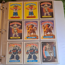 Topps 1986 Garbage  series 3 complete 84 a/b to 124 a/b picture