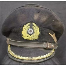 GERMAN WWII WW2 NAVY BLUE KRIEGSMARINE NAVY OFFICER CAP HAT U-96 picture
