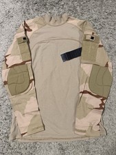Massif Rare DCU Navy Combat Shirt Tri-Color Desert LARGE picture
