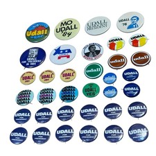 Vintage 1976 1984 Mo Udall President Campaign Pinback Buttons Lot 35 Political picture