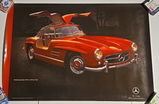 Vintage 1994 Mercedes-Benz 300SL Gullwing Coupe POSTER 24x36