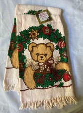 Set of 2 - Vintage Christmas Kitchen Towels - Cecil Saydah - NWT picture
