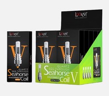 4PCS Seahorse Coil V Replacement - Quartz See Through accessory picture