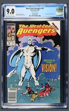 West Coast Avengers #45 CGC 9.0 MARK JEWELERS INSERT picture